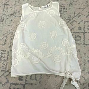 Madewell white tank top, size XXS